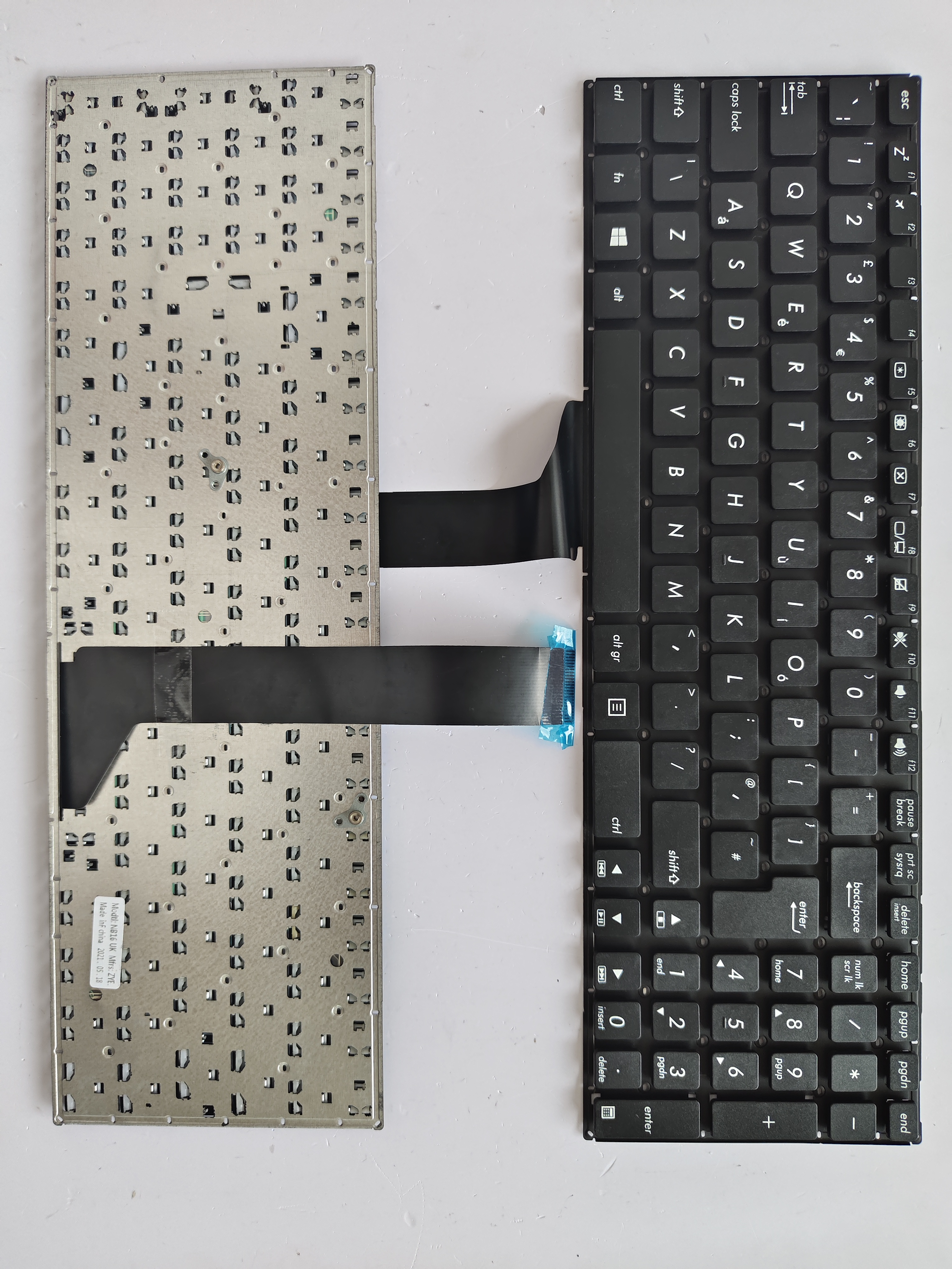 Picture of New Replacement Laptop Keyboard For ASUS X501 BLACK (OEM) Uk Layout